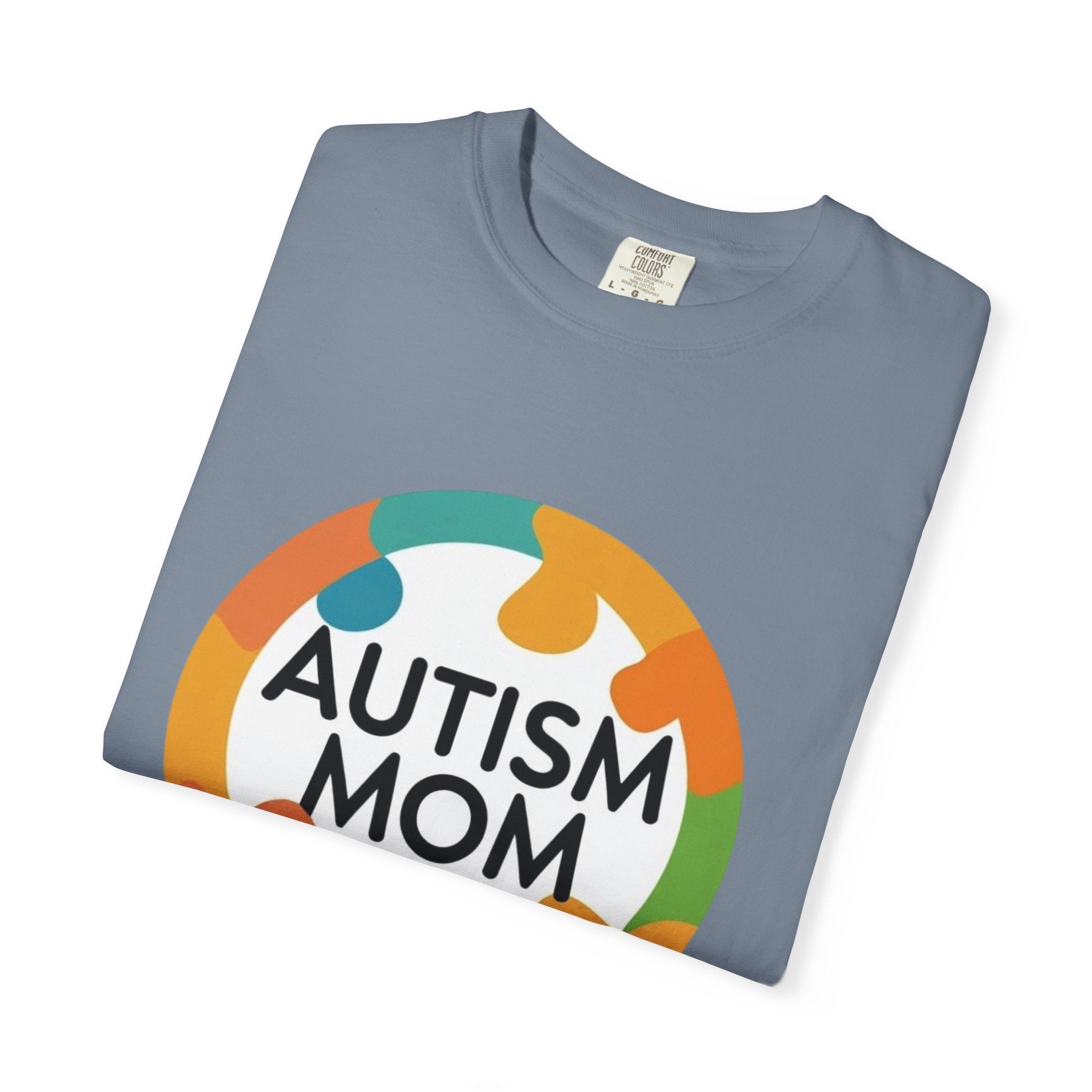 Autism Mama Unisex Garment-Dyed T-Shirt, Supportive Apparel, Gift for Moms, Autism Awareness, Everyday Casual Wear