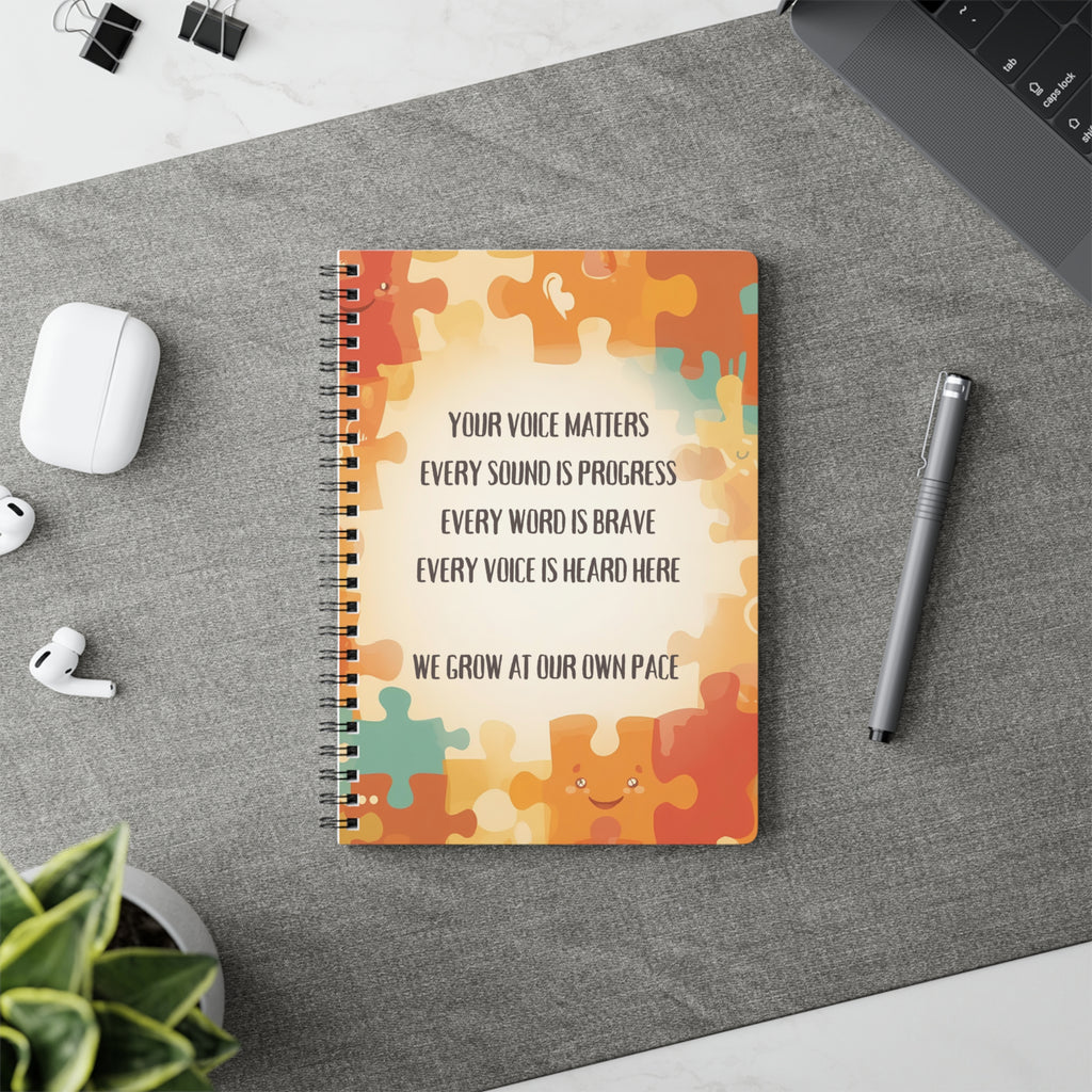 Affirmation Notebook — "Your Voice Matters"