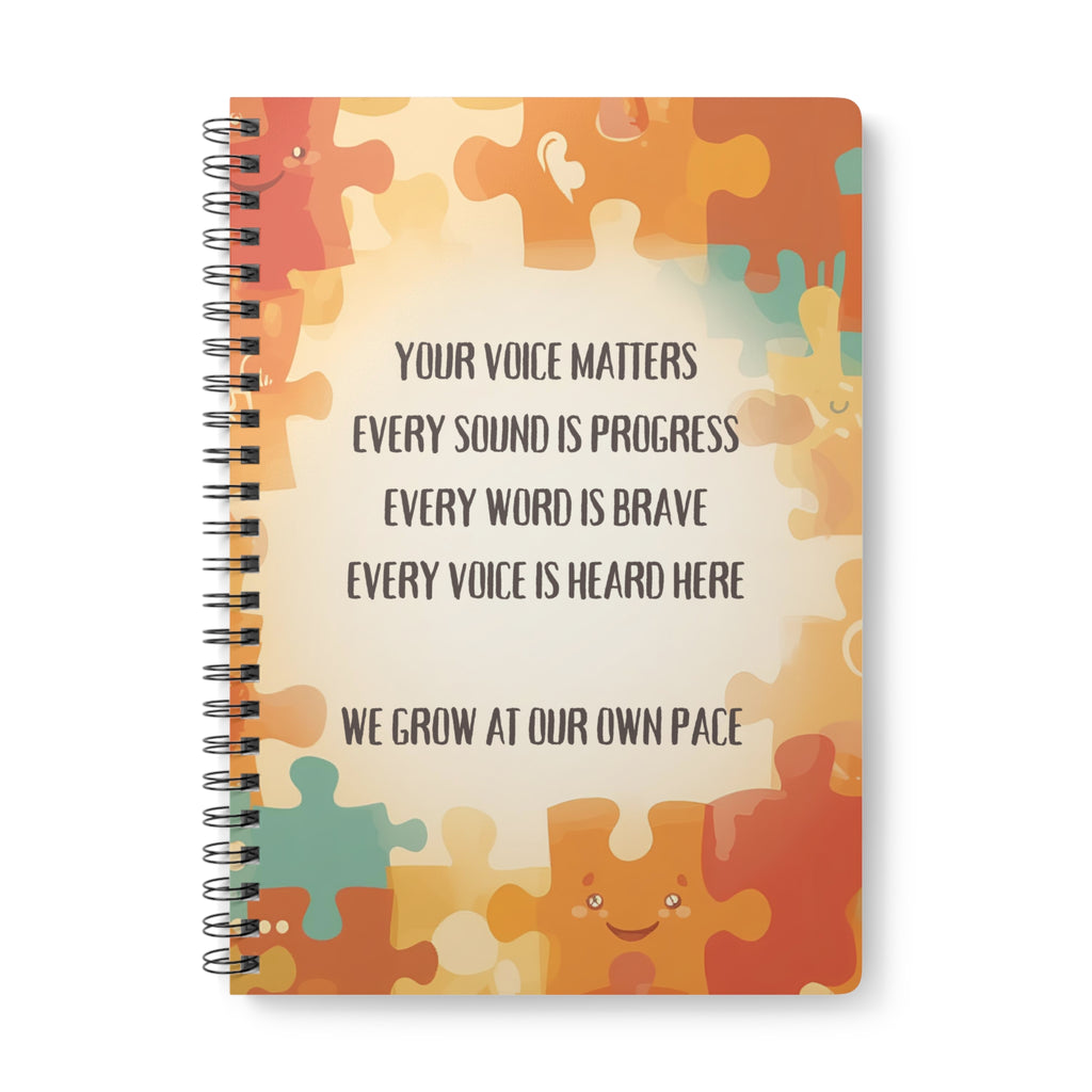 Affirmation Notebook — "Your Voice Matters"