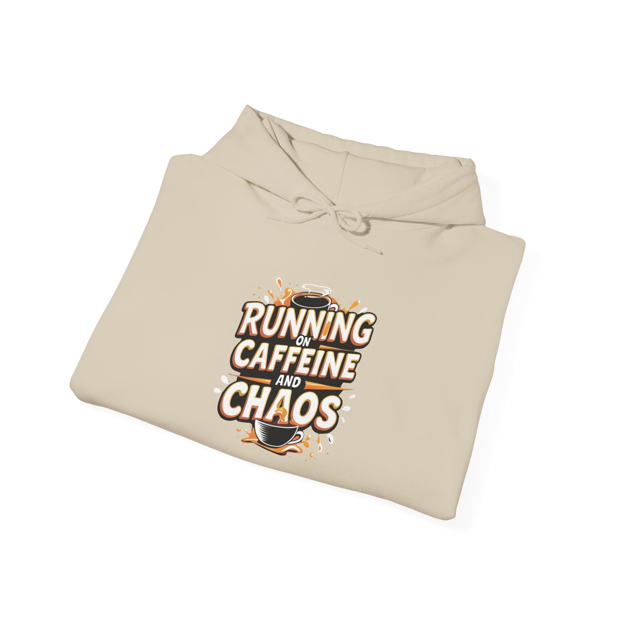 Running on Caffeine & Chaos Adult Hoodie