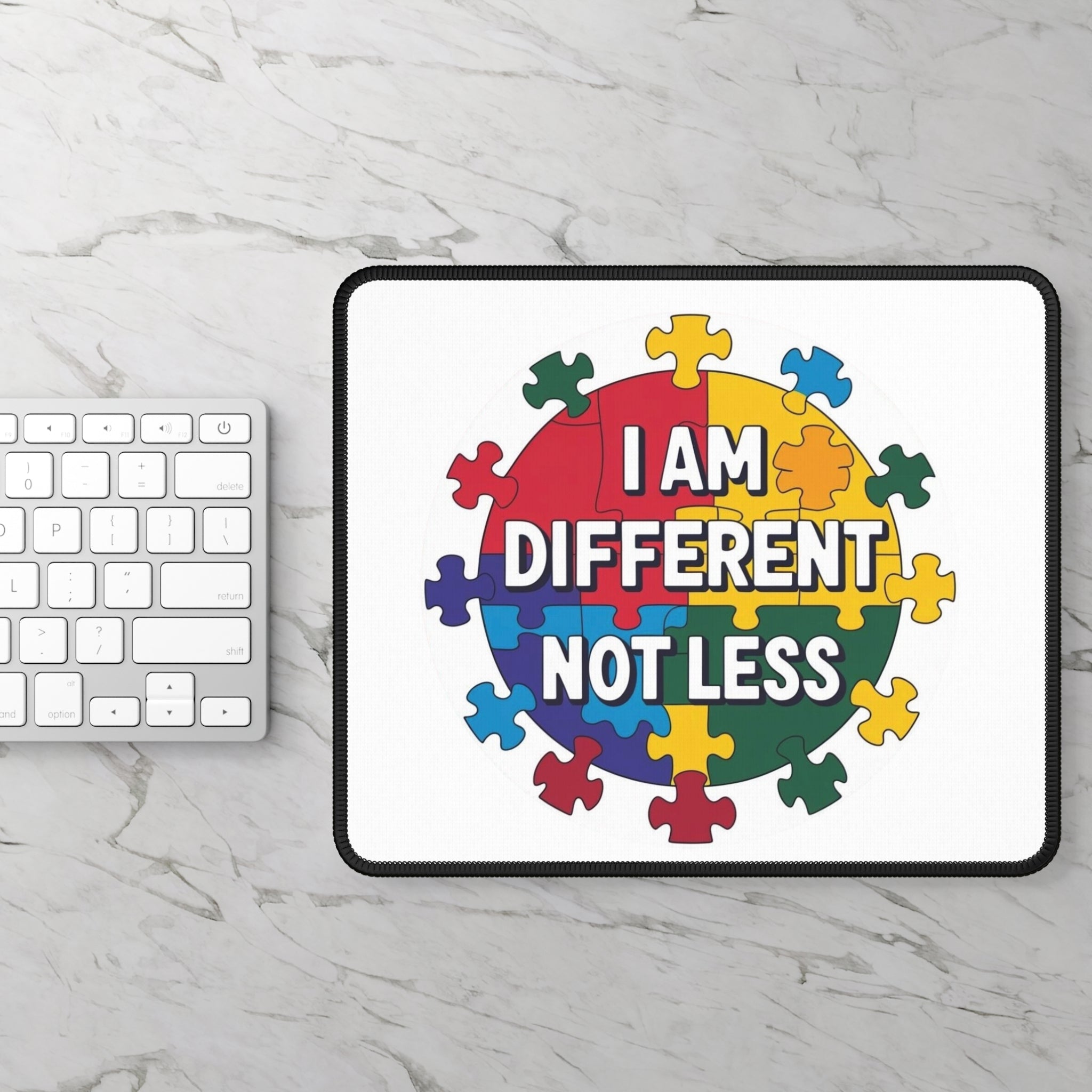 I Am Different Not Less Mousepad