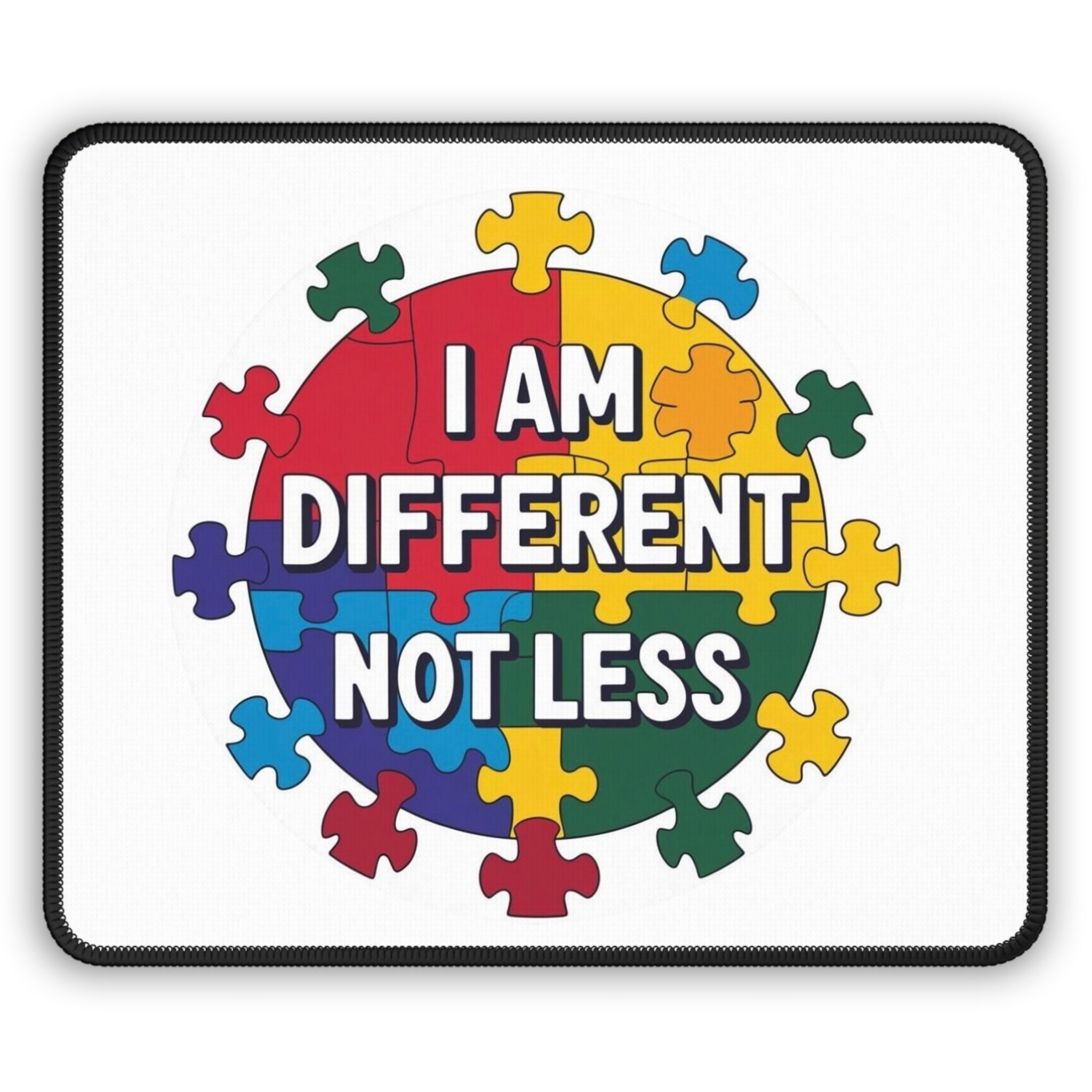 I Am Different Not Less Mousepad