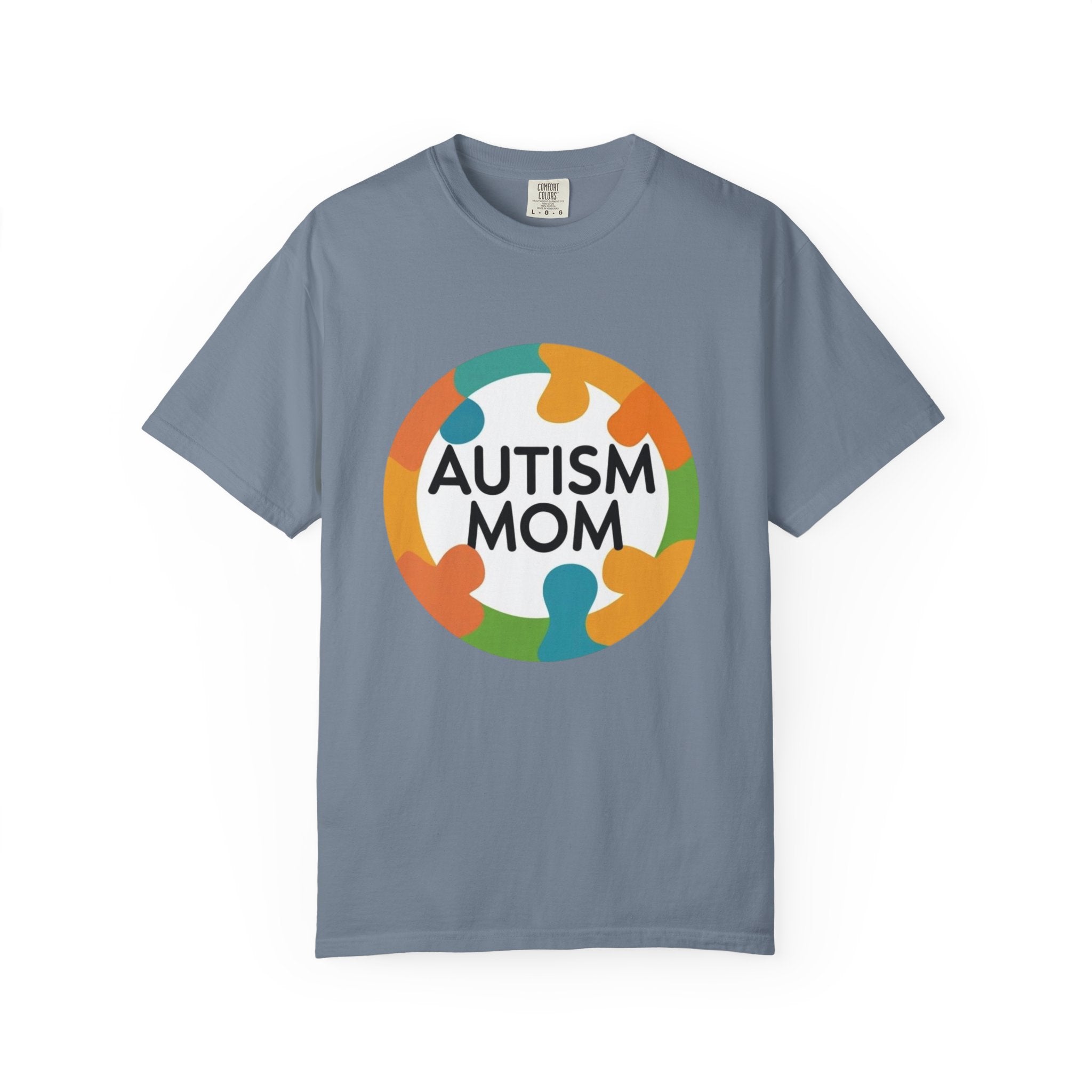 Autism Mama Unisex Garment-Dyed T-Shirt, Supportive Apparel, Gift for Moms, Autism Awareness, Everyday Casual Wear