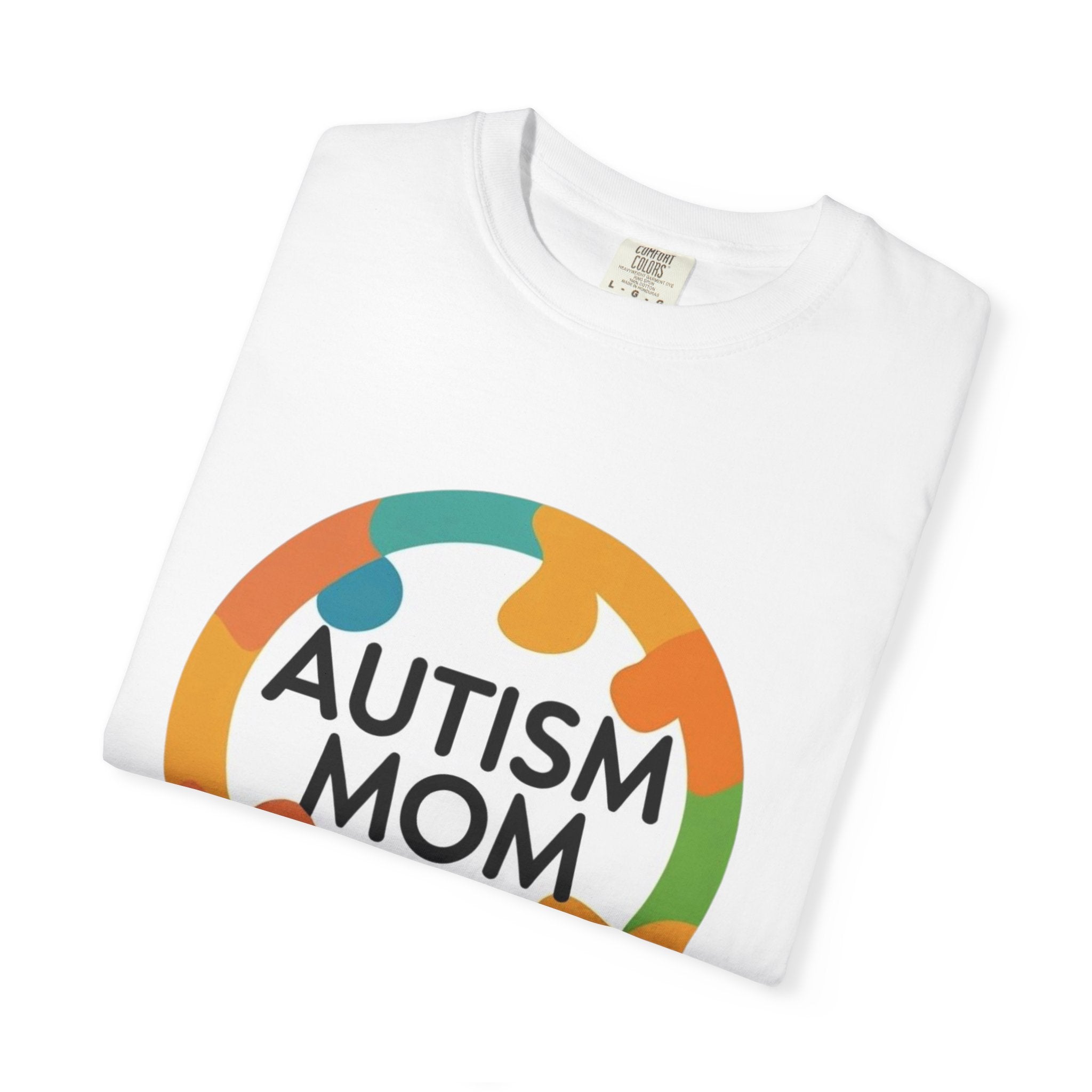Autism Mama Unisex Garment-Dyed T-Shirt, Supportive Apparel, Gift for Moms, Autism Awareness, Everyday Casual Wear