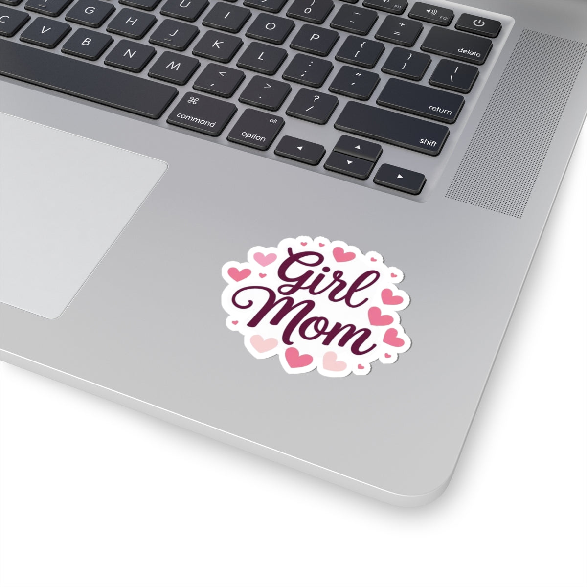Cute Girl Mom Kiss-Cut Stickers - Perfect for Laptops, Water Bottles, Journals, Gifts, Mother's Day