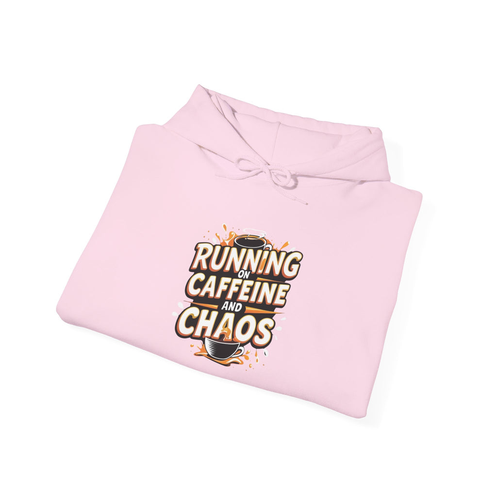 Running on Caffeine & Chaos Adult Hoodie