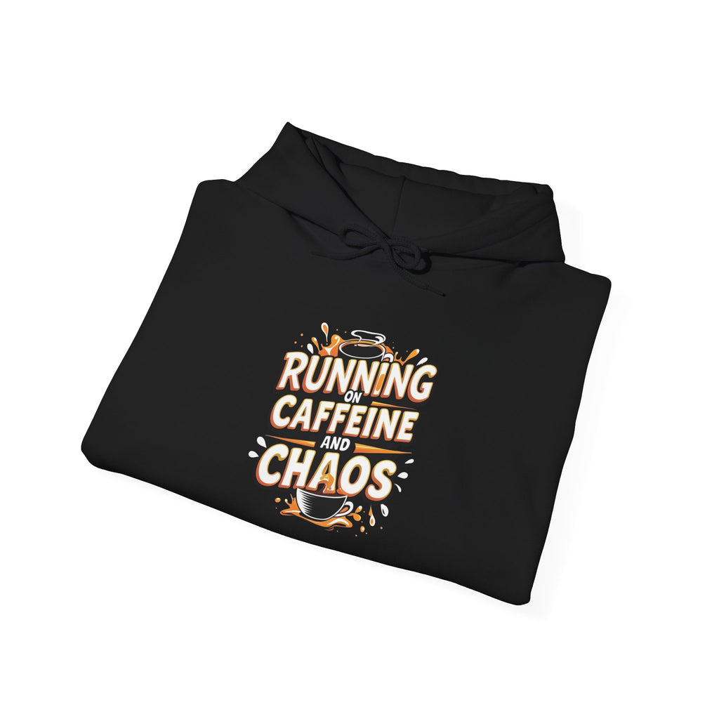 Running on Caffeine & Chaos Adult Hoodie