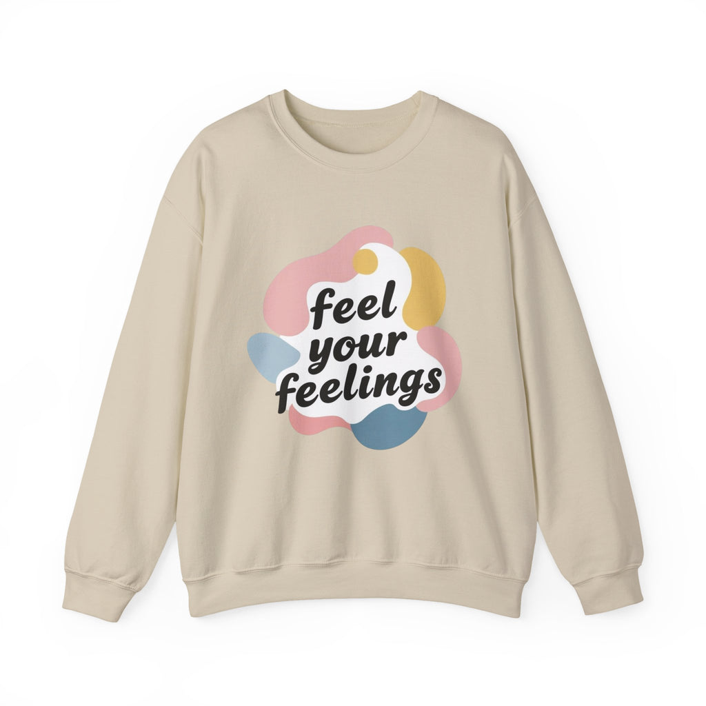 Feel Your Feelings Crewneck Sweatshirt - Cozy Unisex Sweatshirt, Emotional Expression Gift, Winter Wardrobe Essential, Perfect for [...]