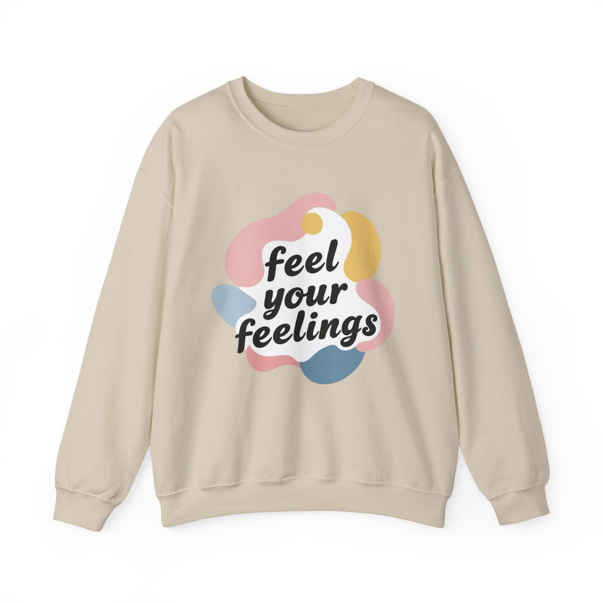 Feel Your Feelings Crewneck Sweatshirt - Cozy Unisex Sweatshirt, Emotional Expression Gift, Winter Wardrobe Essential, Perfect for [...]