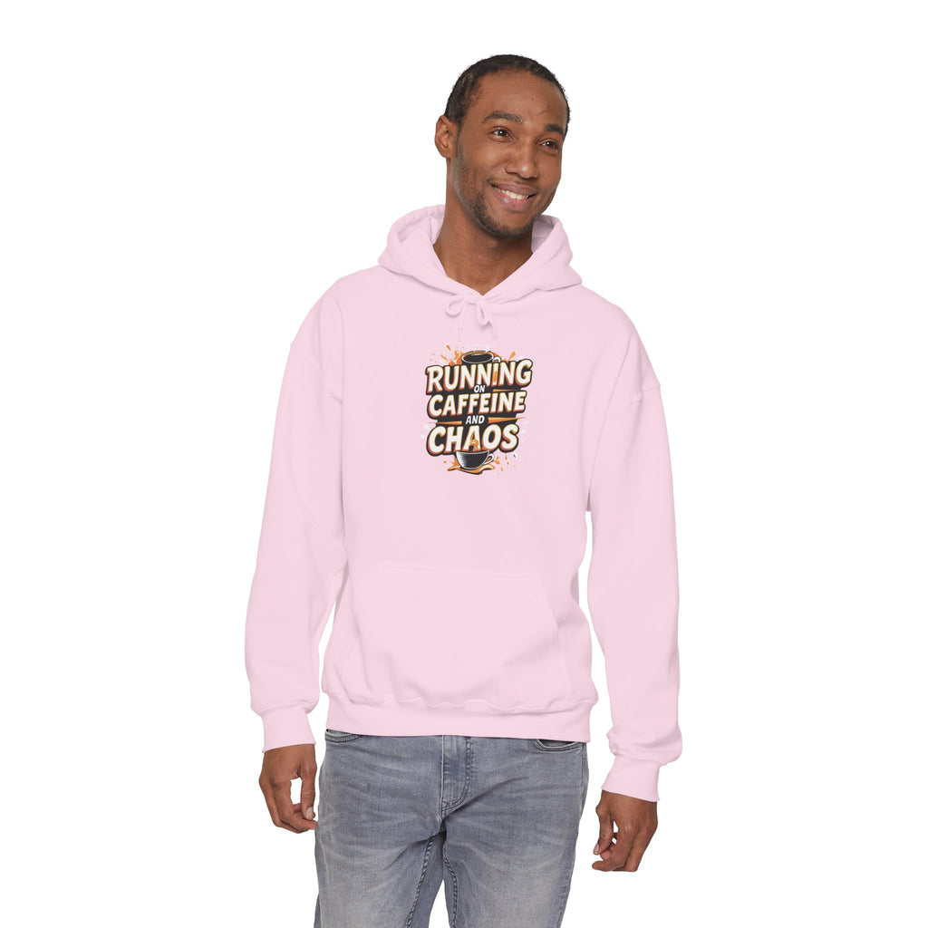 Running on Caffeine & Chaos Adult Hoodie