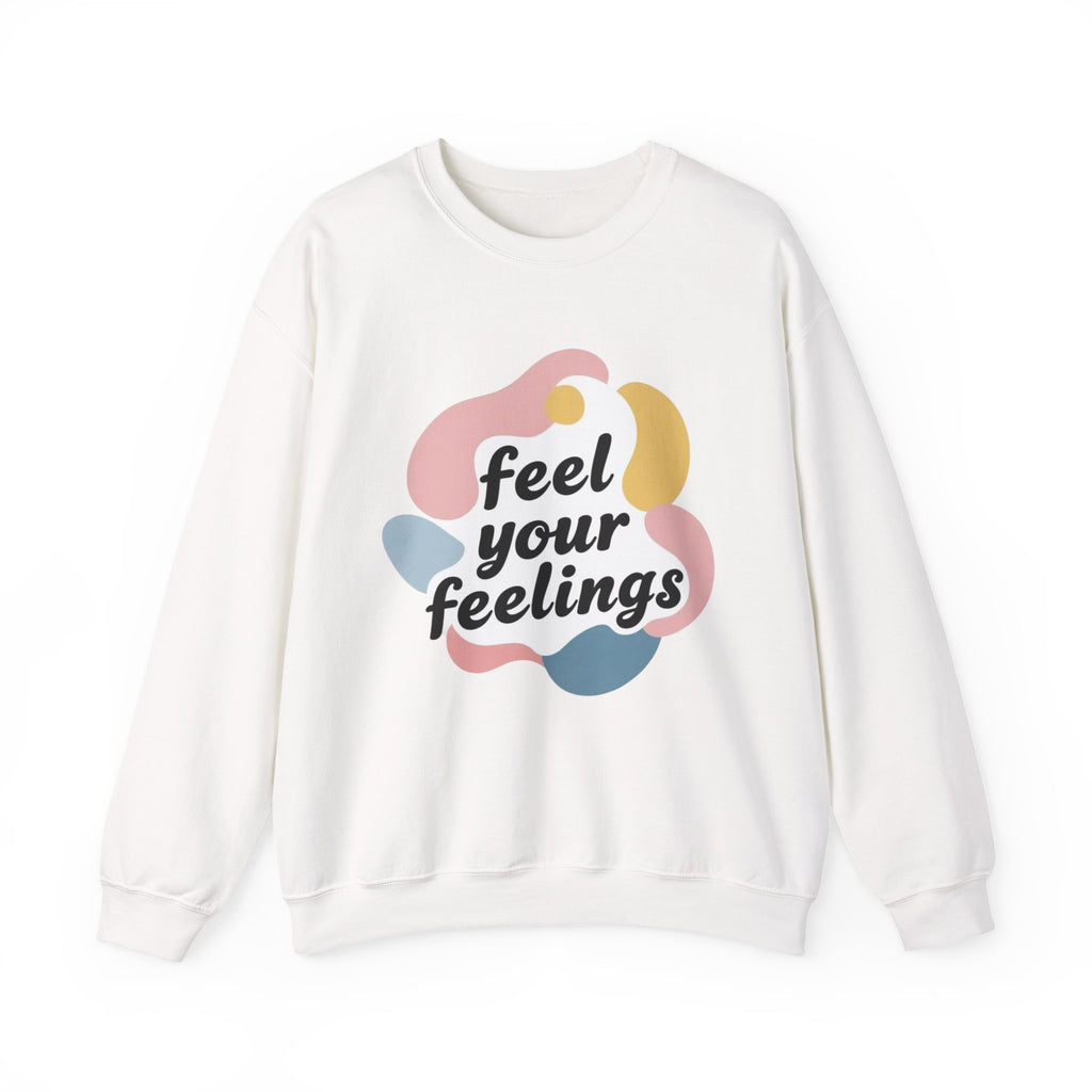 Feel Your Feelings Crewneck Sweatshirt - Cozy Unisex Sweatshirt, Emotional Expression Gift, Winter Wardrobe Essential, Perfect for [...]