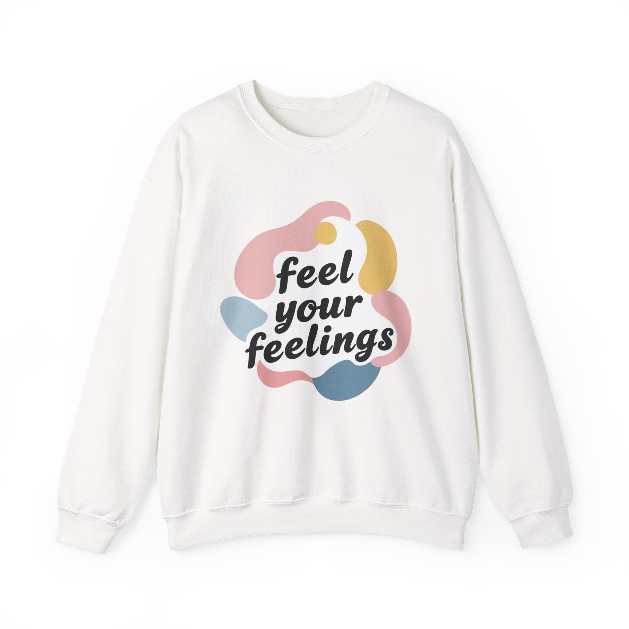 Feel Your Feelings Crewneck Sweatshirt - Cozy Unisex Sweatshirt, Emotional Expression Gift, Winter Wardrobe Essential, Perfect for [...]