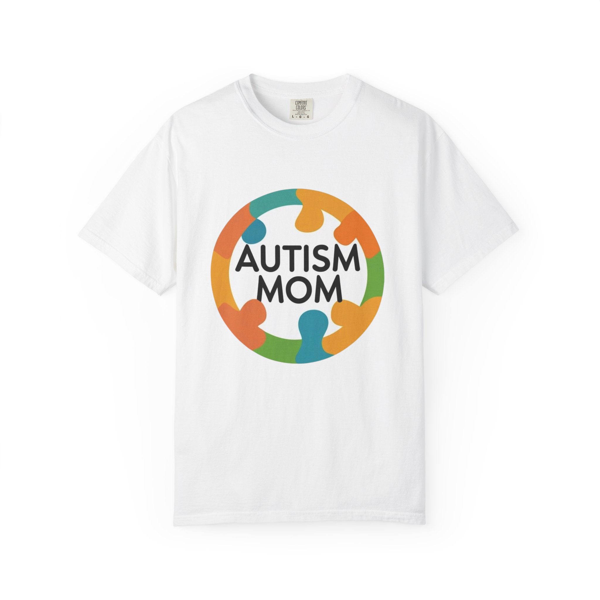 Autism Mama Unisex Garment-Dyed T-Shirt, Supportive Apparel, Gift for Moms, Autism Awareness, Everyday Casual Wear