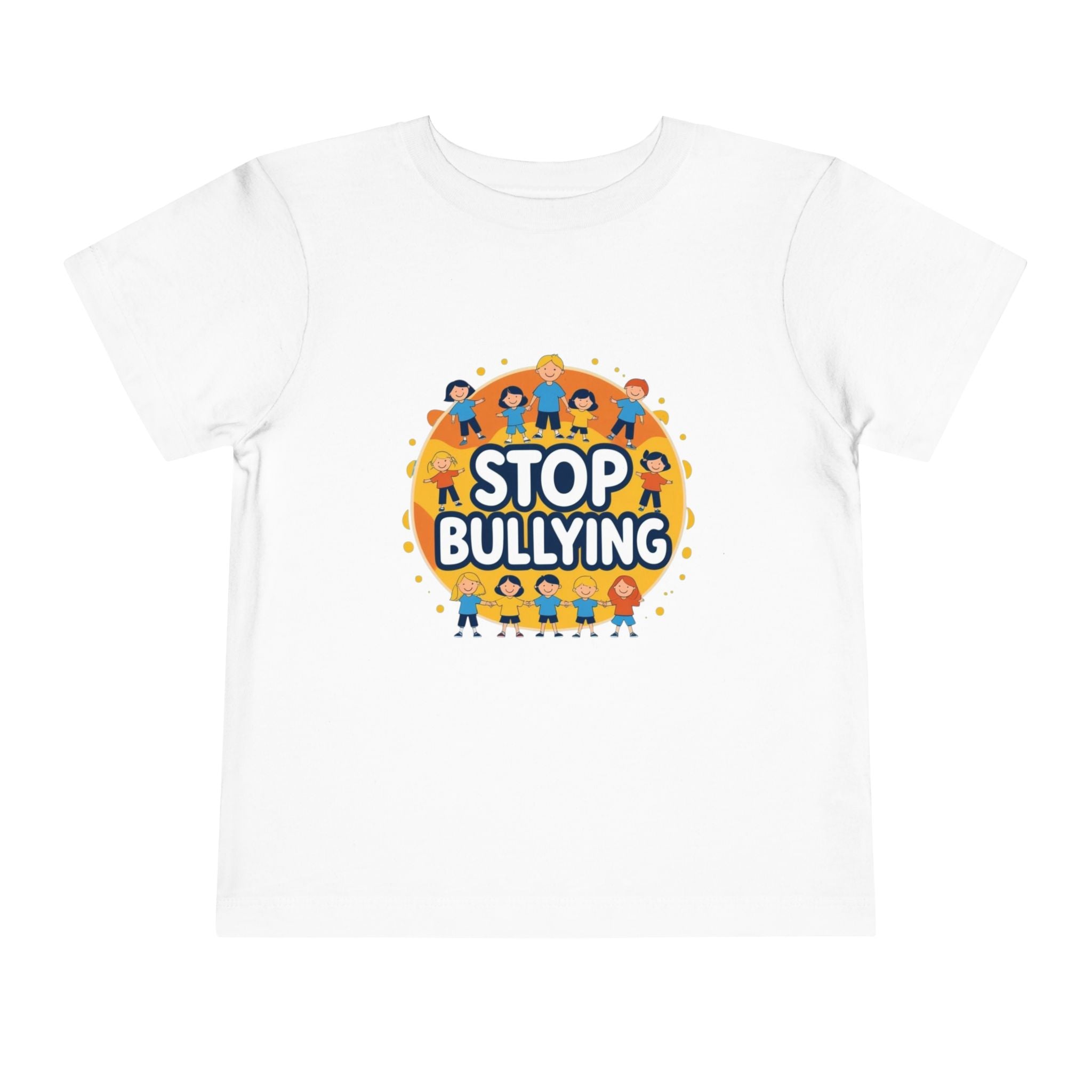 Toddler Stop Bullying Tee - Playful Kids Shirt, Anti-Bullying Awareness, Gift for Kids, Educational Apparel, Positive Message