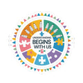 Understanding Begins With Us Stickers