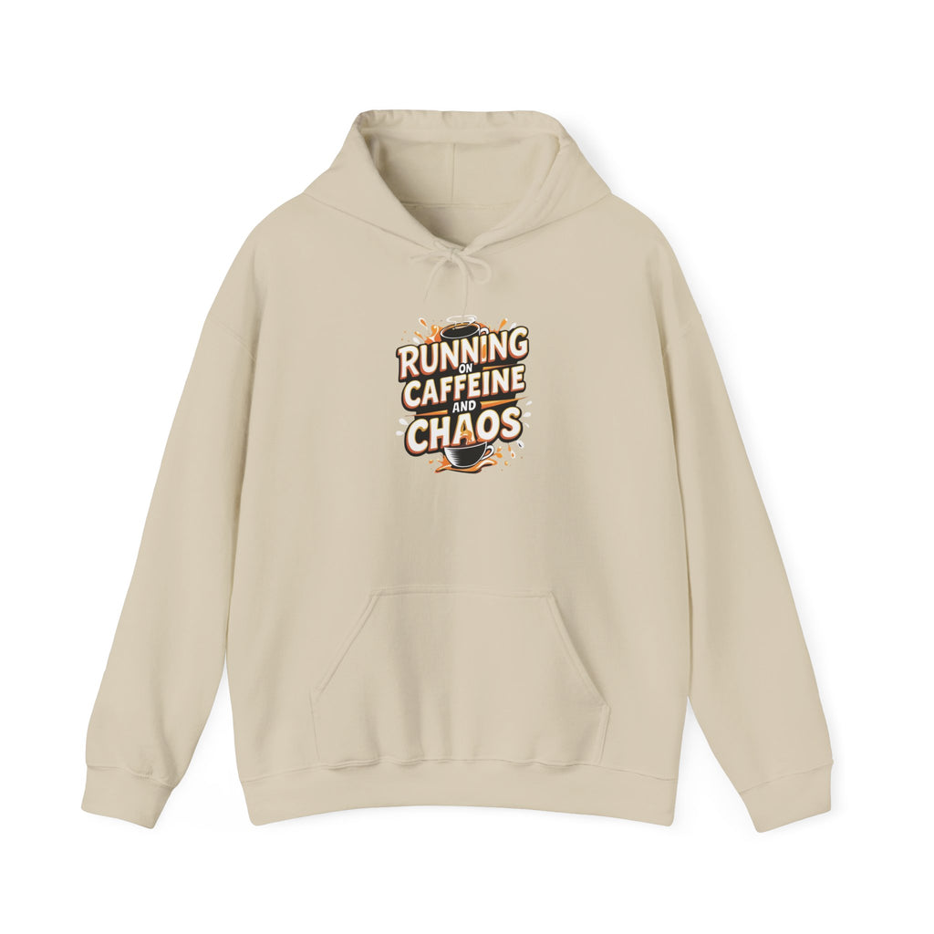 Running on Caffeine & Chaos Adult Hoodie