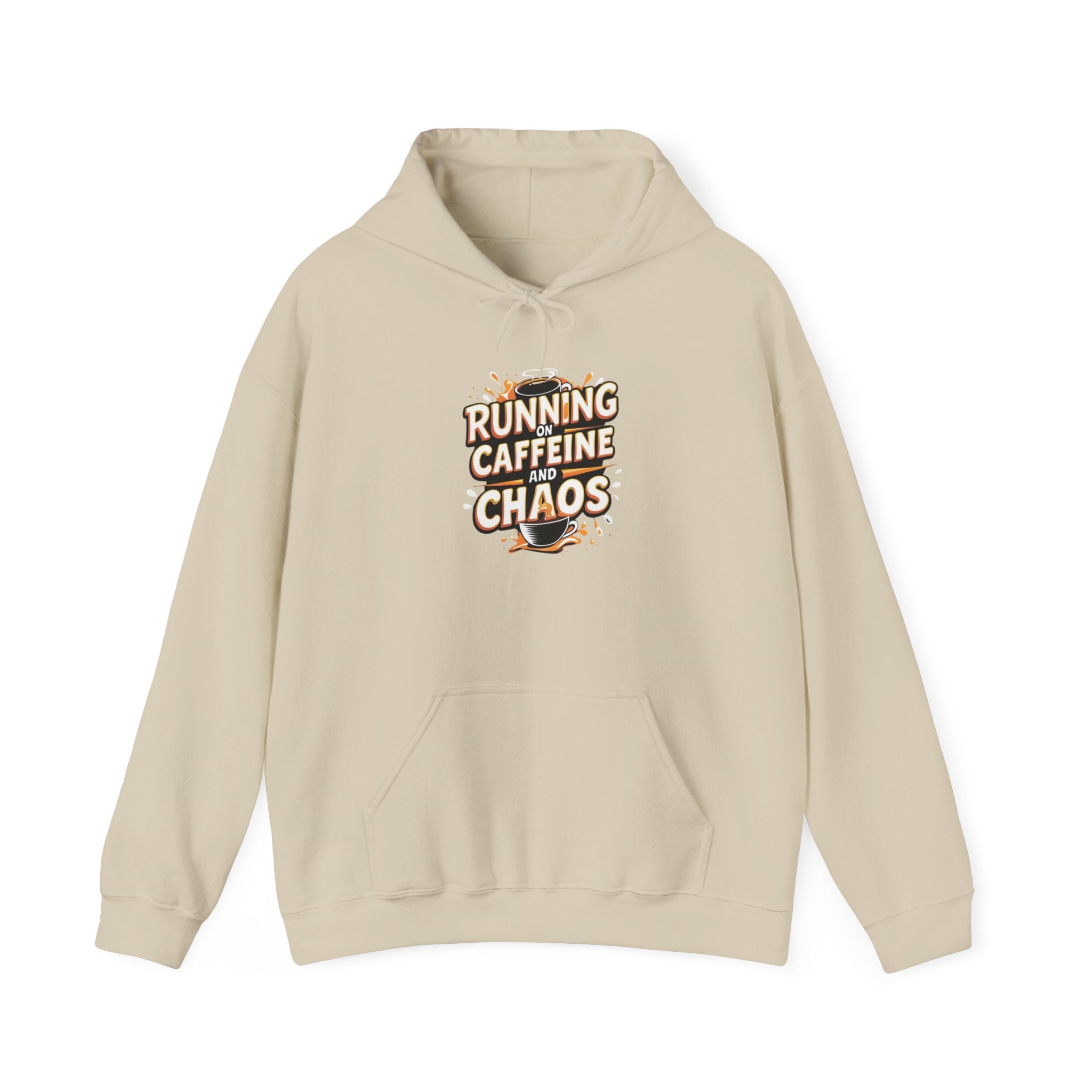 Running on Caffeine & Chaos Adult Hoodie
