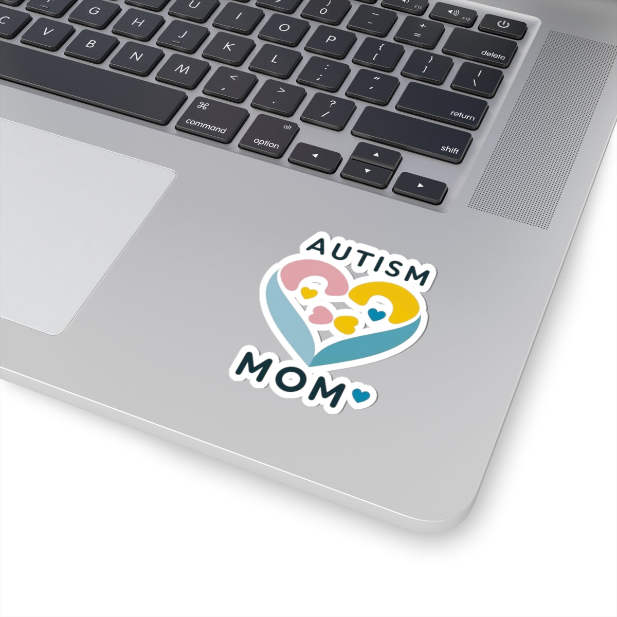 Autism Mom Kiss-Cut Stickers, Supportive Stickers, Heart Stickers, Gifts for Autism Awareness, Laptop Decals, Family Stickers